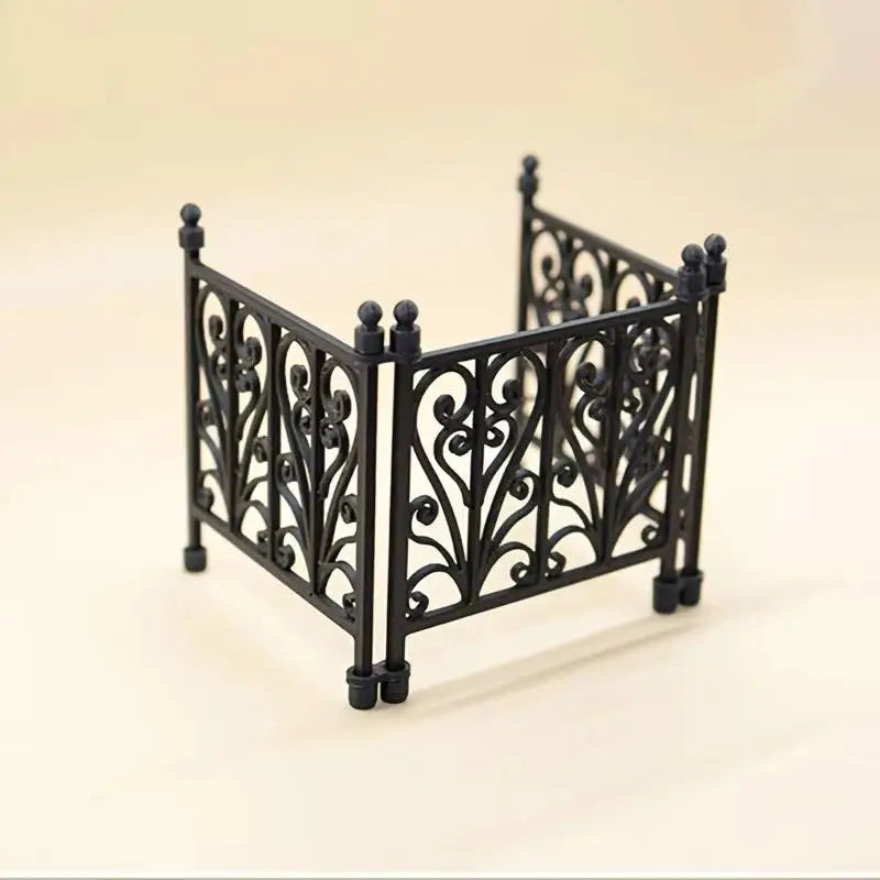 Dollhouse Miniature Carved Fence Model – DIY Decor & Photo Prop Dollhouse Miniature Axl