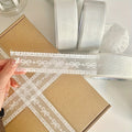 Elegant Floral Decorative Transparent Tape – Gift Wrapping Decorative Tape Axl 1roll