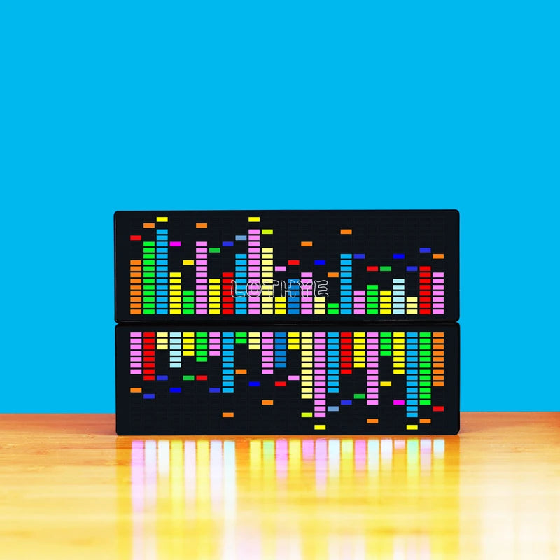 LOTHYE RGB LED Music Spectrum Display Clock | USB Voice Control LED Spectrum Display Axl Default Title