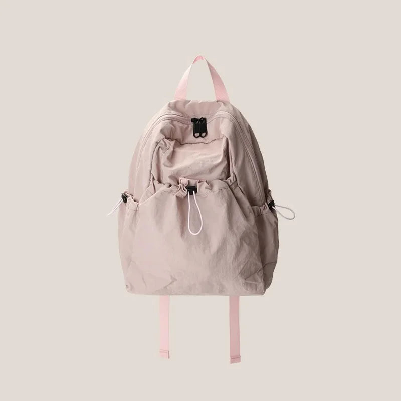 Women's Waterproof Nylon Backpack – Large School &amp; Day Bag Nylon Backpack Axl Pink