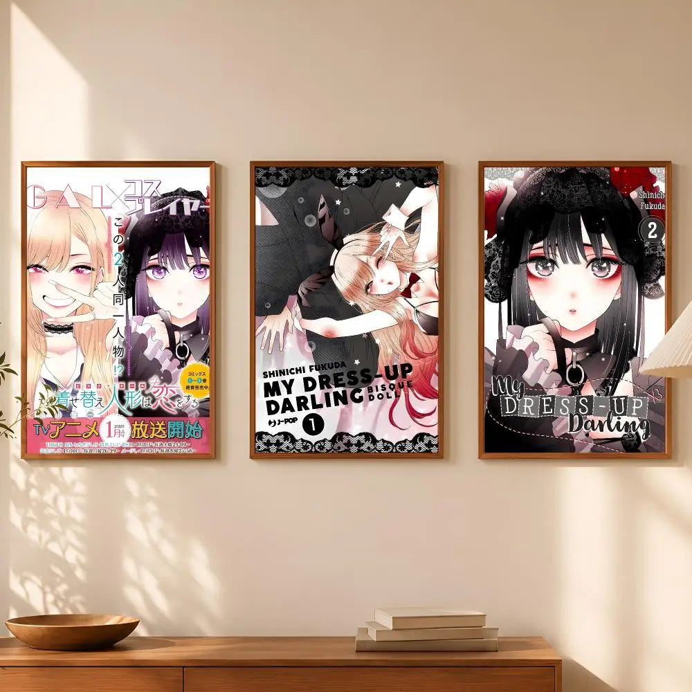 My Dress-Up Darling Self-Stick HD Wall Art Poster | Anime Decor Anime Wall Poster Axl