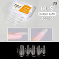 100 Pcs Press On False Nail Tips – DIY Nail Extensions Press On Nail Tips Axl A2
