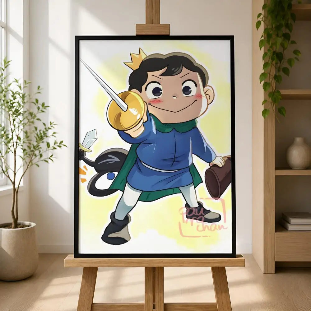 Ranking of Kings PVC Wall Poster – Peel & Stick HD Anime Art Anime Wall Poster Axl
