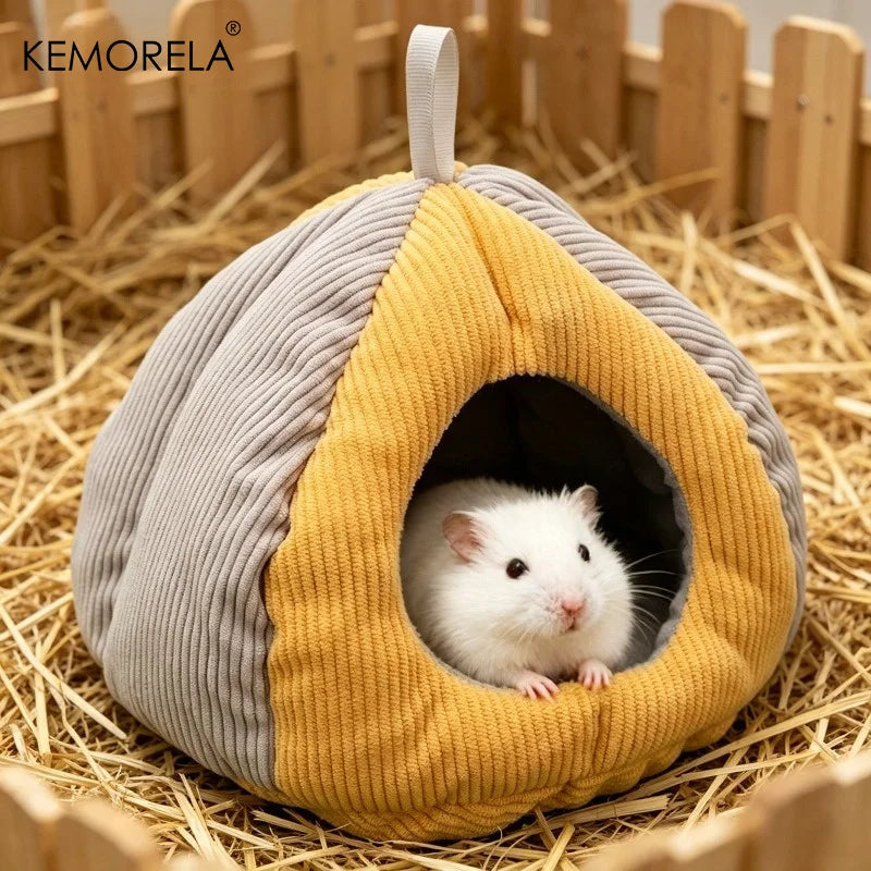 Hanging Hamster Nest – Plush Cave Bed for Small Pets Small Pet Nest Axl