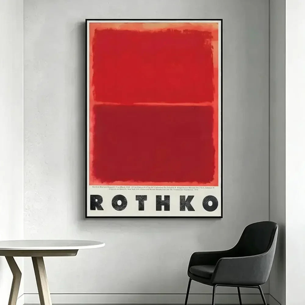 Mark Rothko Art Poster – HD Waterproof Wall Decor Print Art Wall Poster Axl