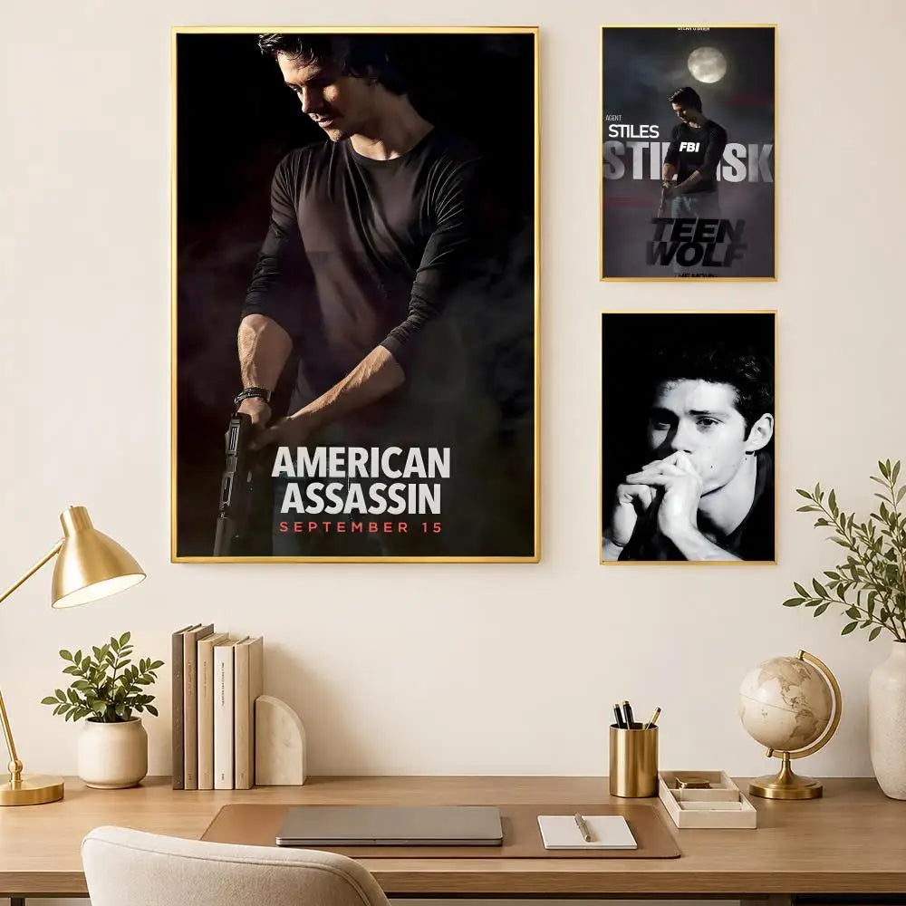 Dylan O'Brien HD PVC Wall Poster – Self-Stick Home Décor Wall Art Poster Axl
