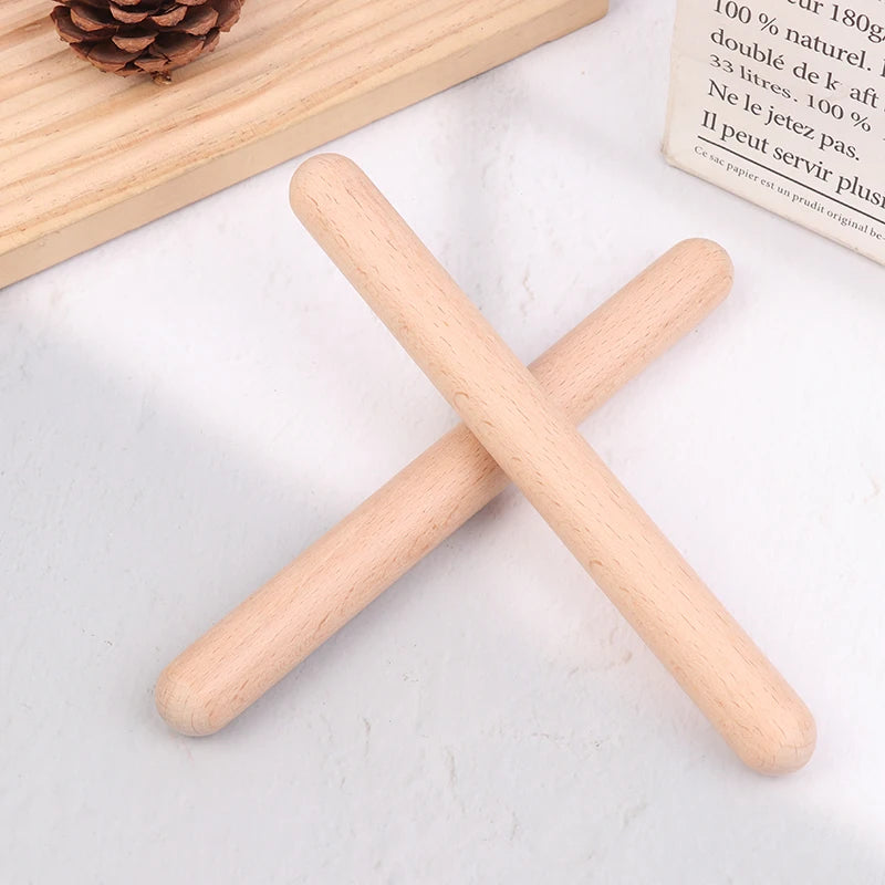 Wooden Rhythm Sticks for Kids – Beginner Percussion Set Kids Rhythm Sticks Axl
