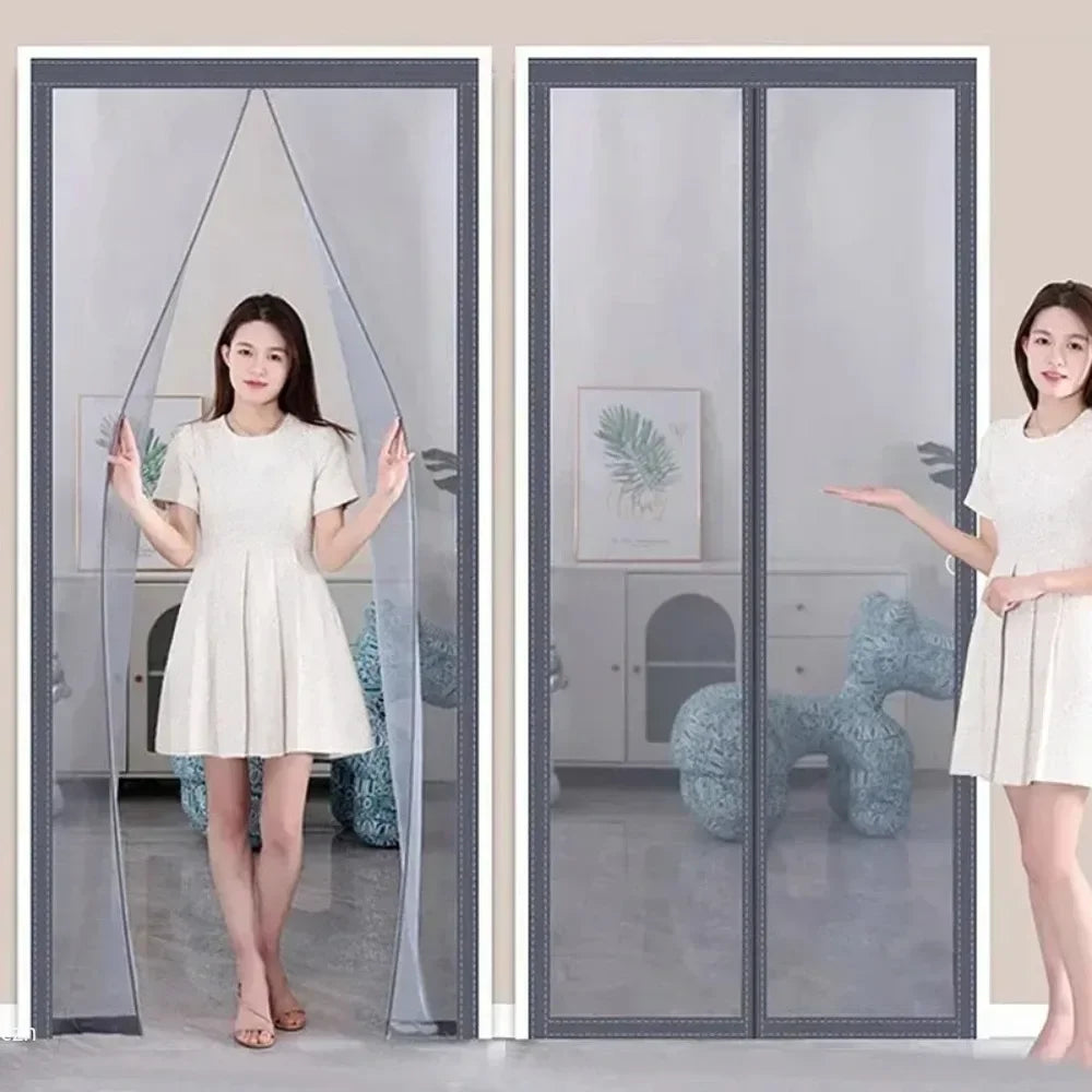 Magnetic Door Mosquito Net – Polyester Insect Screen Curtain Mosquito Net Curtain Axl