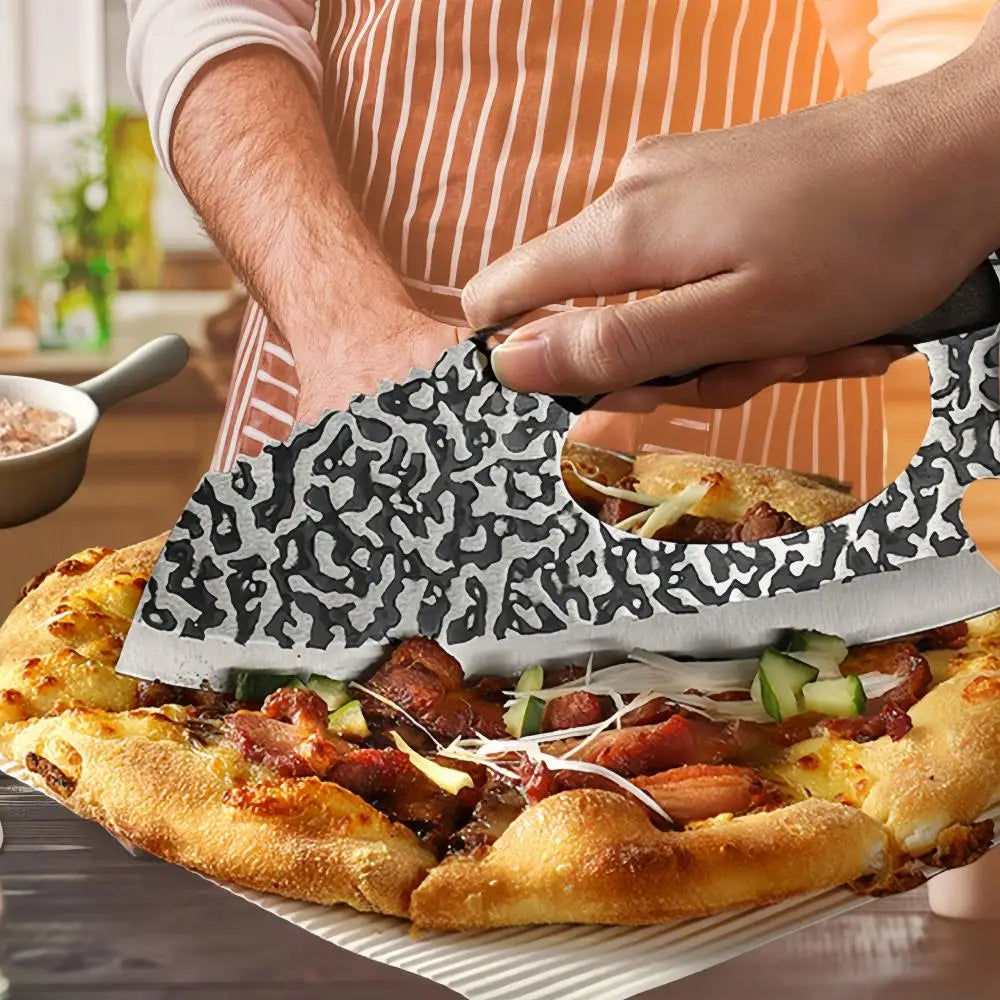 Stainless Steel Chef's Cleaver & Slicing Knife – 21.5cm Kitchen Cleaver Knife Axl