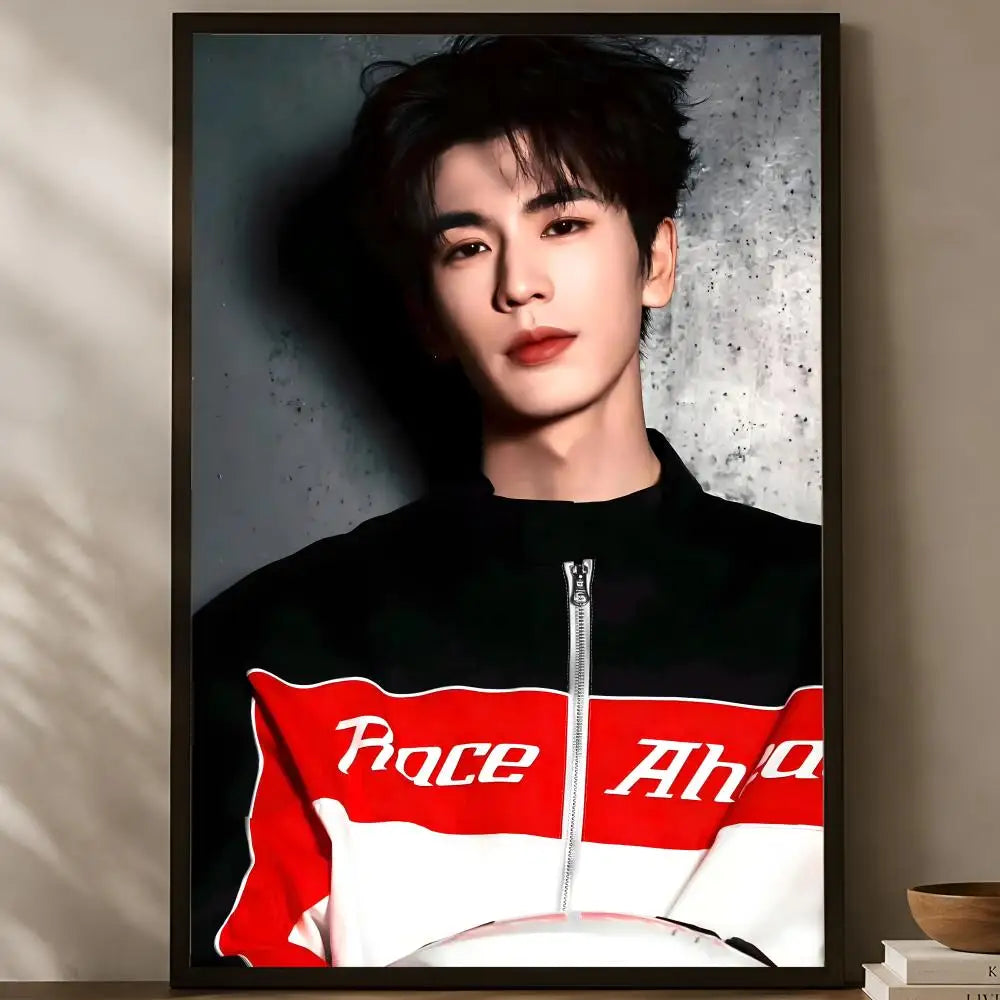 Zhang Linghe HD PVC Self-Stick Wall Art Poster | Home Decor Wall Art Poster Axl White08 60X90cmNoframe
