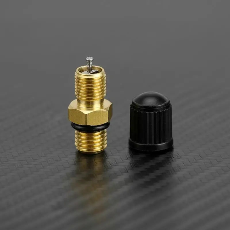 Brass Tire Valve Stems M8x1 – Heavy Duty Air Valves & Dust Caps Tire Valve Stem Axl