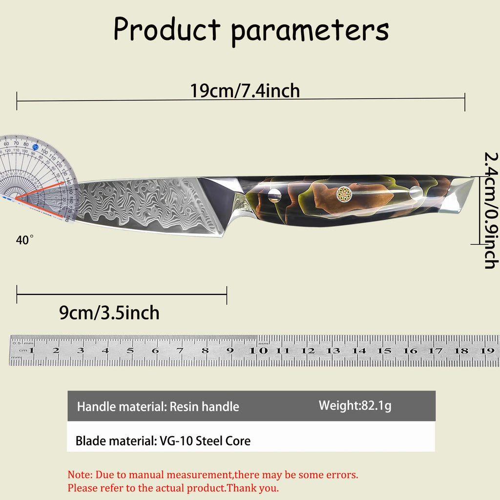 Paring Knife – Sharp Steel Fruit & Vegetable Peeling Knife Paring Knife Axl