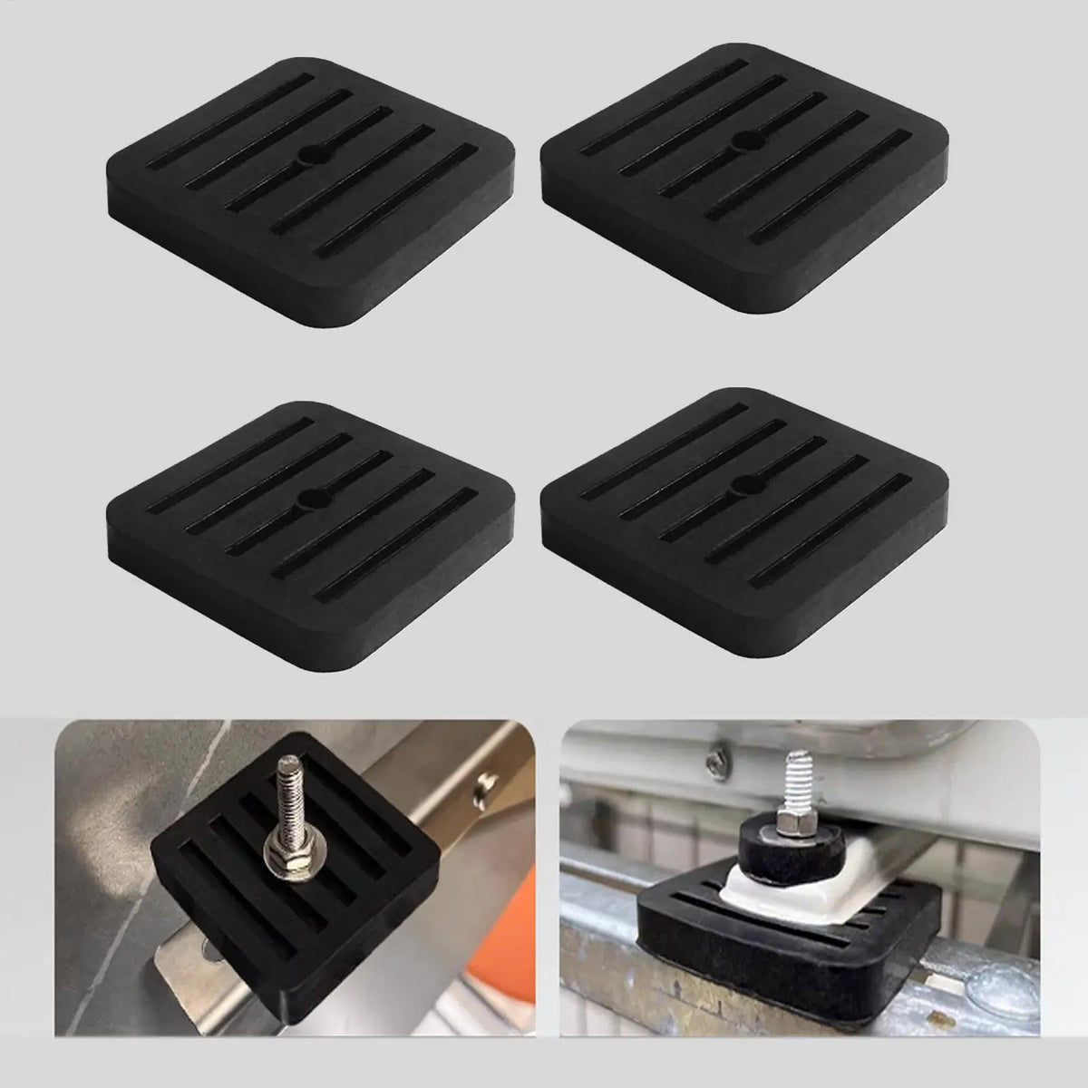 Rubber Vibration Isolation Pads – 4 Pc Anti-Vibration Feet Anti-Vibration Pads Axl