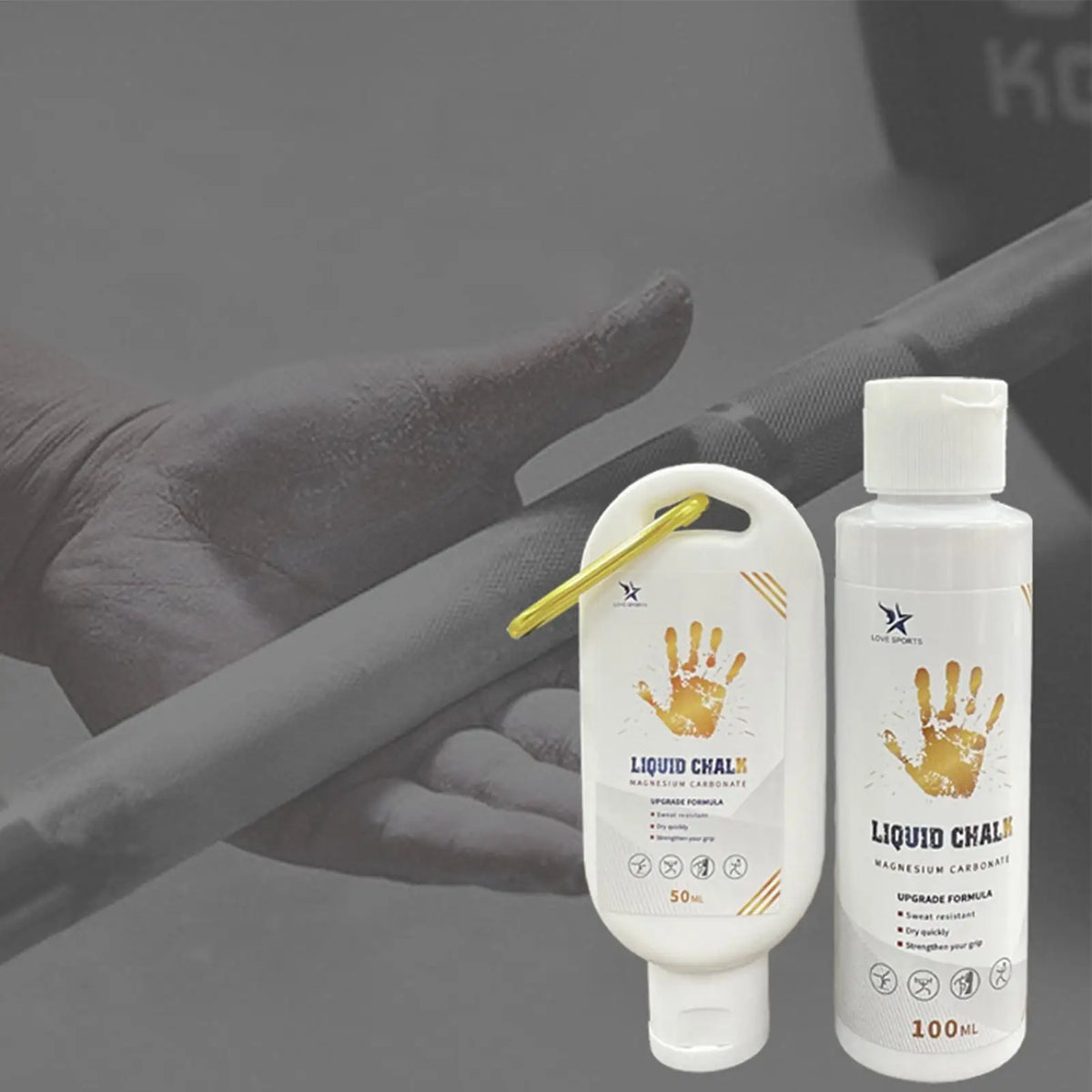 Liquid Chalk Gym Grip 50/100/200ml | Magnesium Powder Liquid Chalk Grip Axl