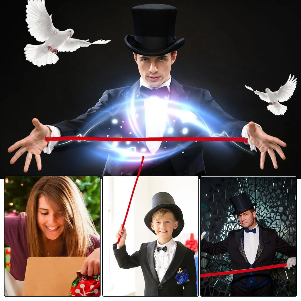 Stiff Rope Magic Trick – Close-Up Street Illusion Prop Magic Trick Prop Axl