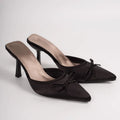 Women's Pointed Toe High Heel Mule Slides – Slip-On Pumps High Heel Mule Slides Axl black 35