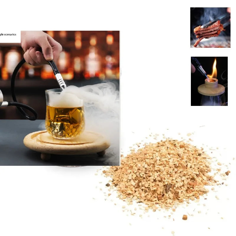 BBQ Wood Chips – Apple, Cherry, Oak, Hickory | 125–500g BBQ Smoking Wood Chips Axl