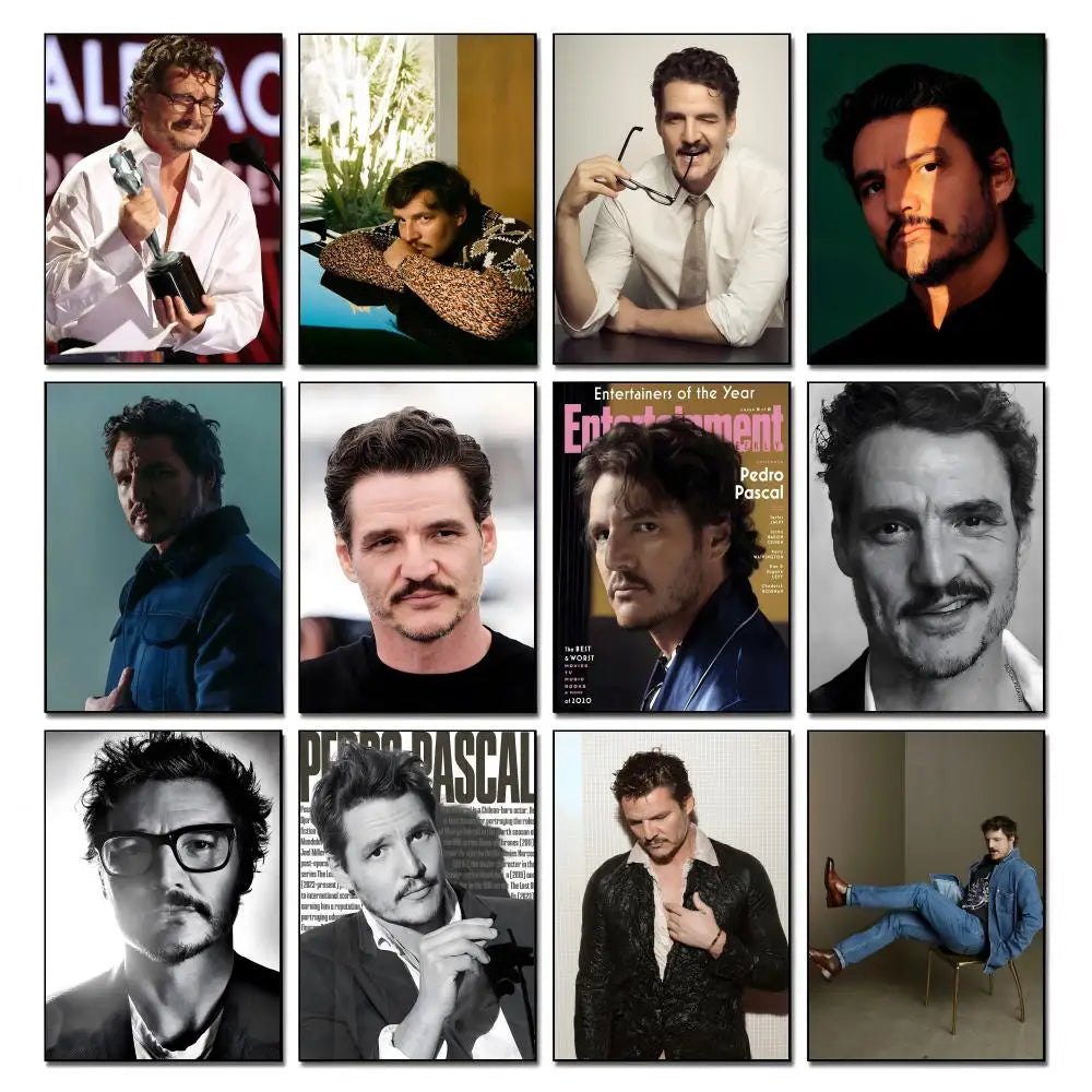 Pedro Pascal HD Wall Poster – Waterproof Sticky Art Print Wall Art Poster Axl