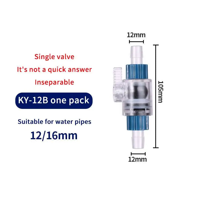 Aquarium Filter Quick Release Valve Connector 12/16/20mm Aquarium Filter Accessory Axl 01