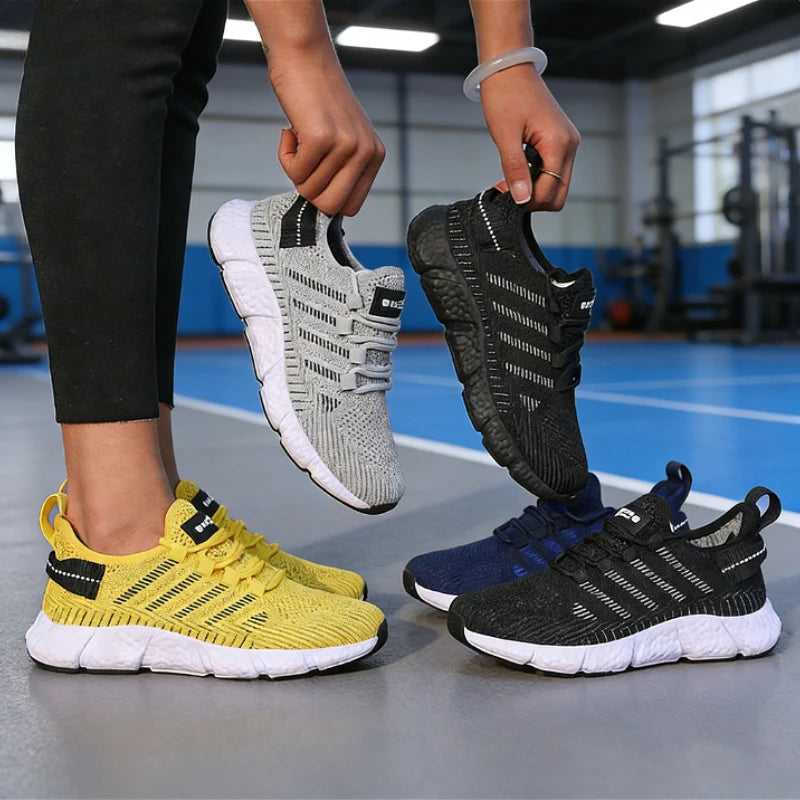 AZGB Knitted Mesh Lightweight Running Shoes – Unisex Sneakers Mesh Running Shoes Axl