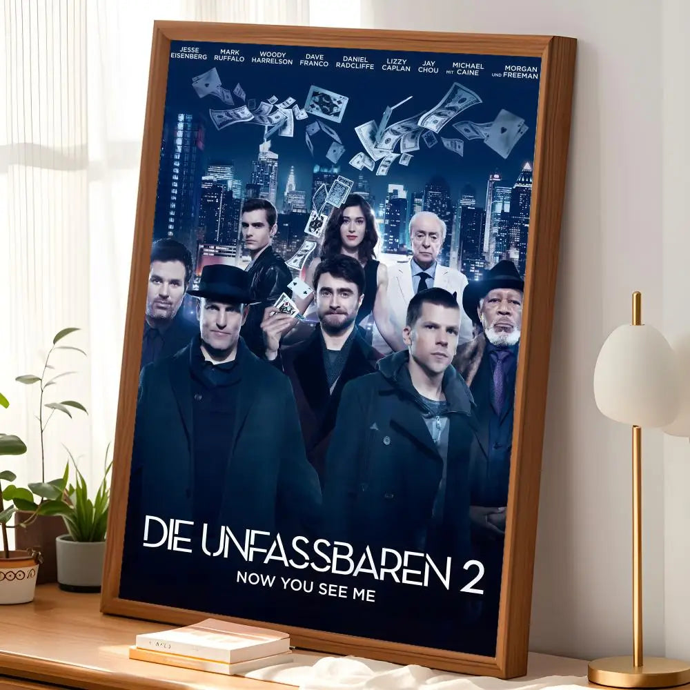Now You See Me Movie Poster – Self-Stick HD PVC Wall Art Movie Wall Poster Axl