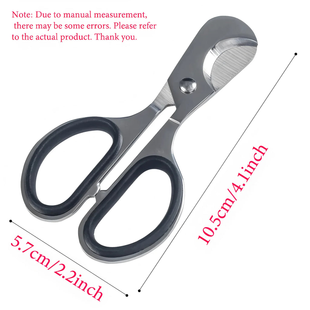 Stainless Steel Double Blade Cigar Scissors – Sharp Cutter Cigar Scissors Axl