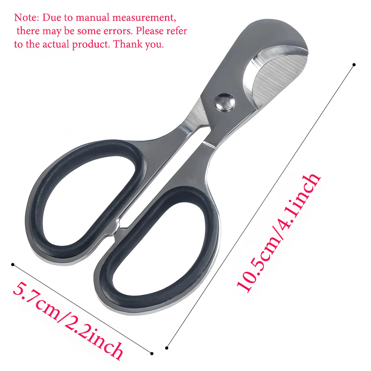 Stainless Steel Double Blade Cigar Scissors – Sharp Cutter Cigar Scissors Axl
