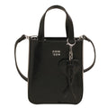 Women's PU Leather Crossbody Bag – Small Square Shoulder Purse Crossbody Shoulder Bag Axl Black