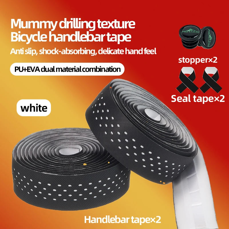 Road Bike Handlebar Tape – Anti-Slip Breathable Carbon Wrap Handlebar Tape Axl
