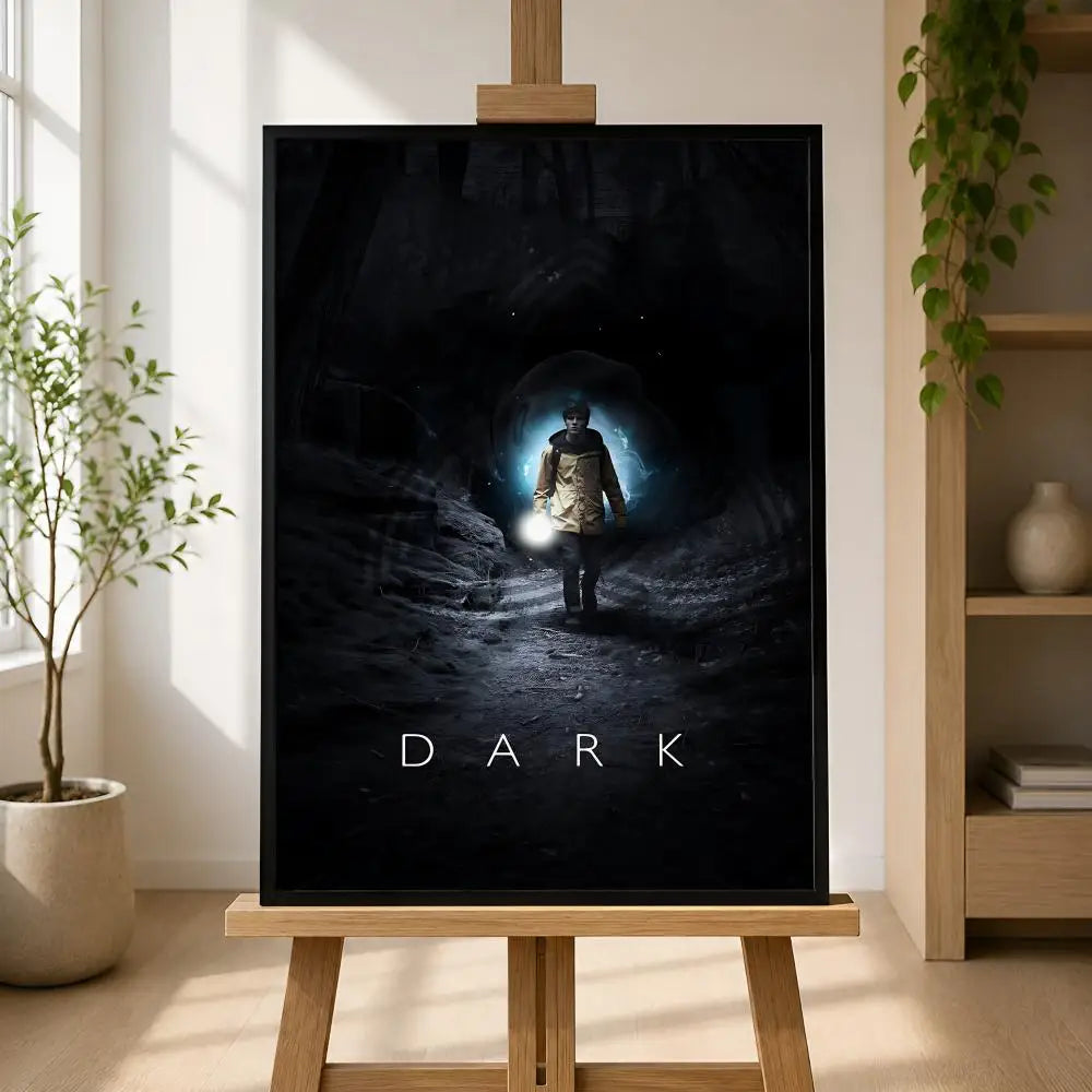 TV Dark Self-Adhesive Wall Poster – HD Waterproof Décor Art Decorative Wall Poster Axl