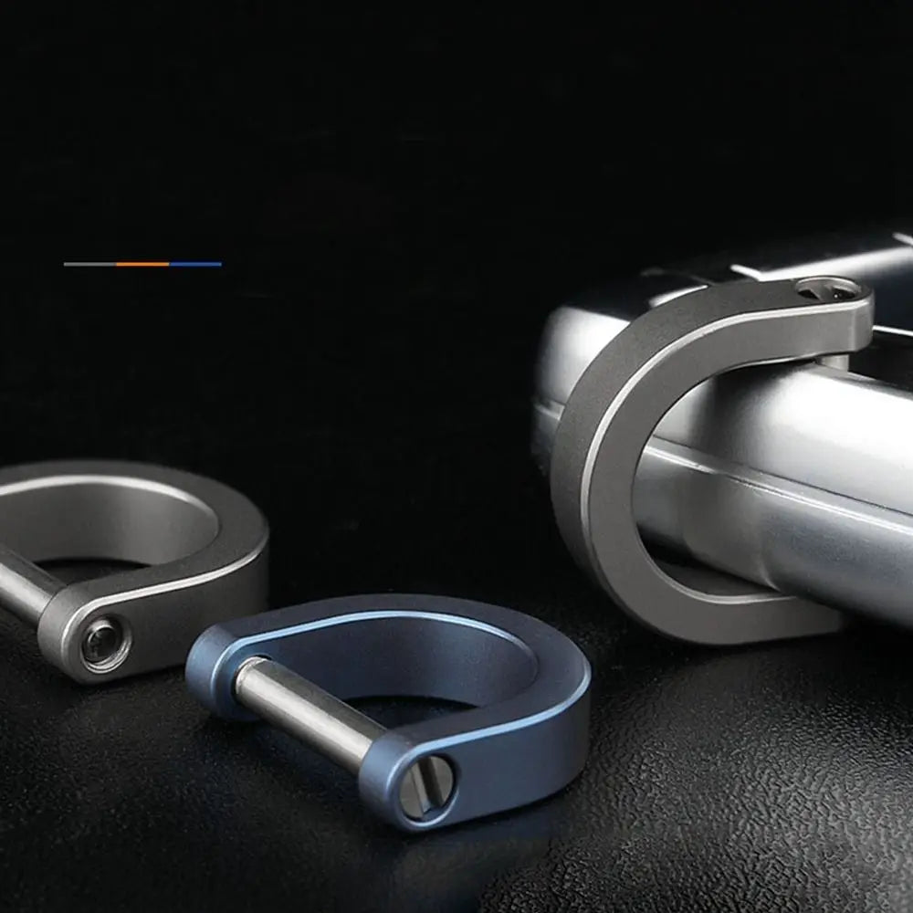 Titanium Alloy Horseshoe Buckle Carabiner – EDC Keychain Hook Carabiner Buckle Hook Axl