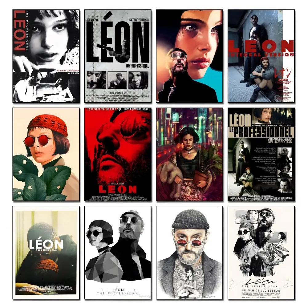 Leon The Professional Movie Poster – HD Waterproof Wall Art Movie Wall Poster Axl