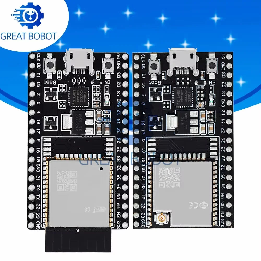 ESP32-DevKitC Development Board – WROOM-32D & 32U Arduino Microcontroller Dev Board Axl