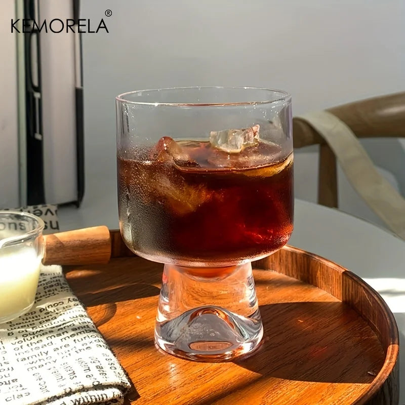 KEMORELA 8.1oz Mini Long Stem Glass Cup – Wine & Desserts Glass Stemware Cup Axl