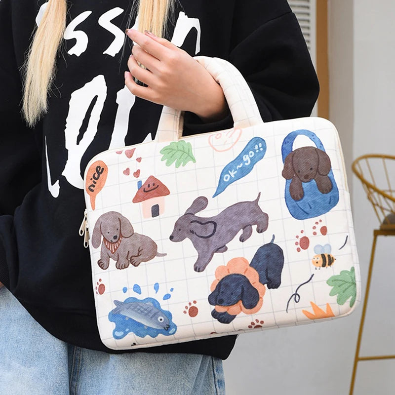 Cute Laptop Bag with Handle – Fits 11/13/14 Inch Devices Laptop Bag Axl