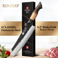 XINZUO 8.3" Damascus Bunka Knife – 67-Layer Steel, 60 HRC Damascus Kitchen Knife Axl Default Title