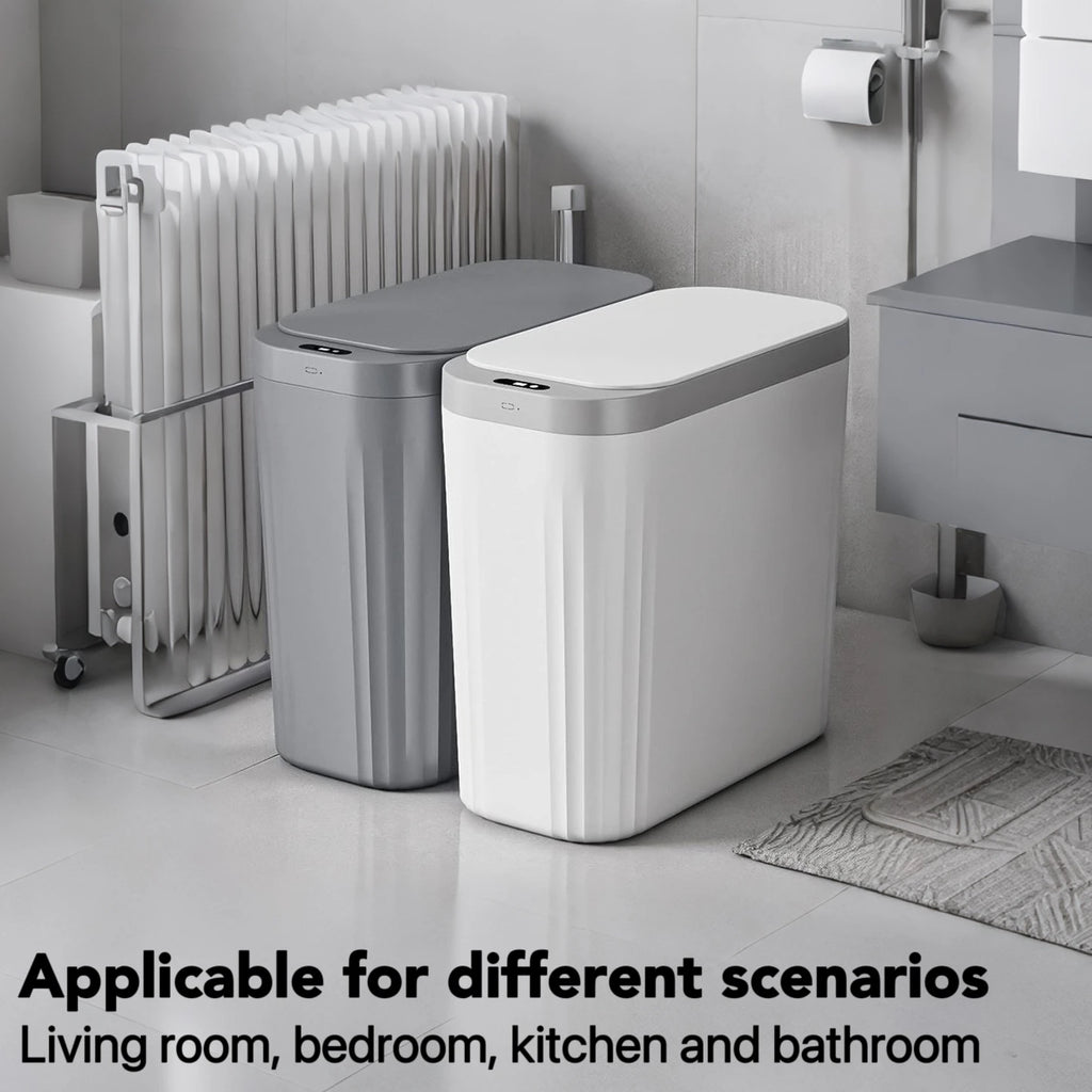 ONEKA Sensor Slim Trash Can – Touchless Auto-Open Wastebasket Sensor Trash Can Axl