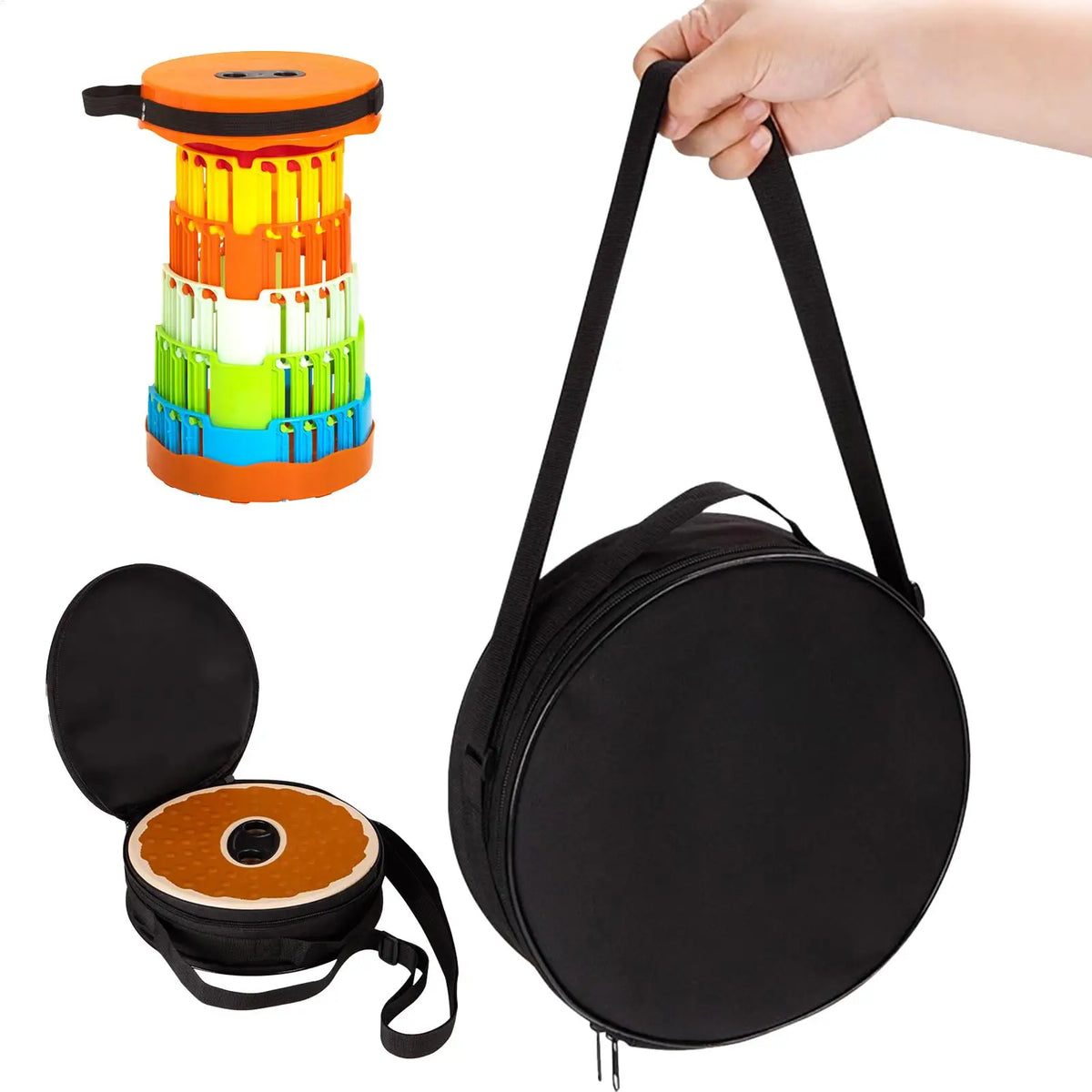 Foldable Stool Storage Bag – Oxford Cloth Carry Pouch Stool Carry Bag Axl