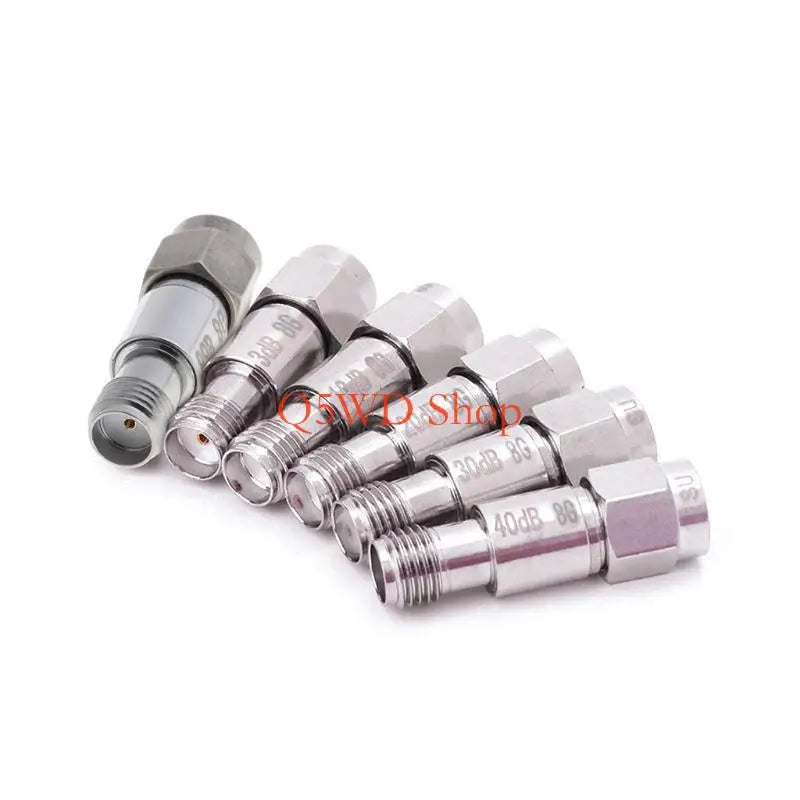 2W SMA Coaxial Fixed Attenuator DC-6GHz | 3dB to 40dB RF Coaxial Attenuator Axl