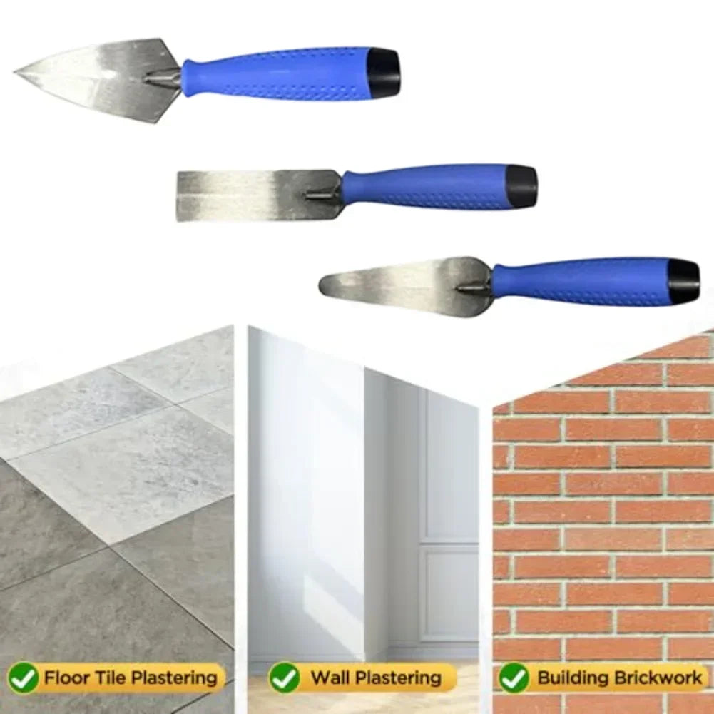 3-Piece Plastering Trowel Set – Finishing & Masonry Tools Plastering Trowel Set Axl