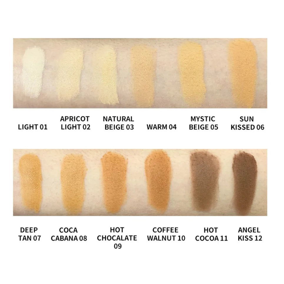 Vegan Concealer Contour Pressed Powder Palette – Custom Logo Pressed Powder Palette Axl