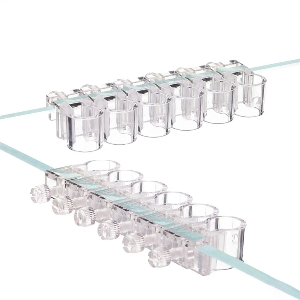 Aquarium Plant Holder 6-Pack – Clear Hangable Fish Tank Brackets Aquarium Plant Holder Axl