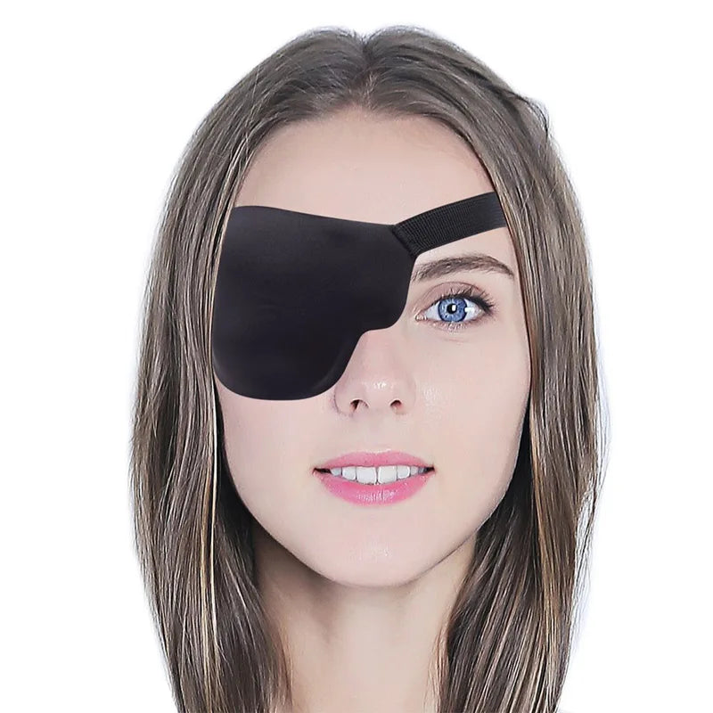 3D Foam Concave Eye Patch – Adjustable Black Single Eyeshade Eye Patch Axl Right