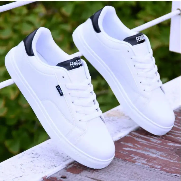 YBQJOO Flat Lace-Up Canvas Sneakers for Men – Sizes 34–47 Flat Canvas Sneakers Axl 8614-black 40