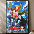 Buddy Daddies Anime Poster – Self-Stick HD Waterproof Wall Art Anime Wall Poster Axl White02 15X20cmNoframe