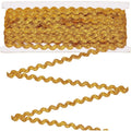 15 Yards Wavy Fringe Trim Ribbon – Goldenrod Polyester Lace Sewing Trim Ribbon Axl AECH04-18421