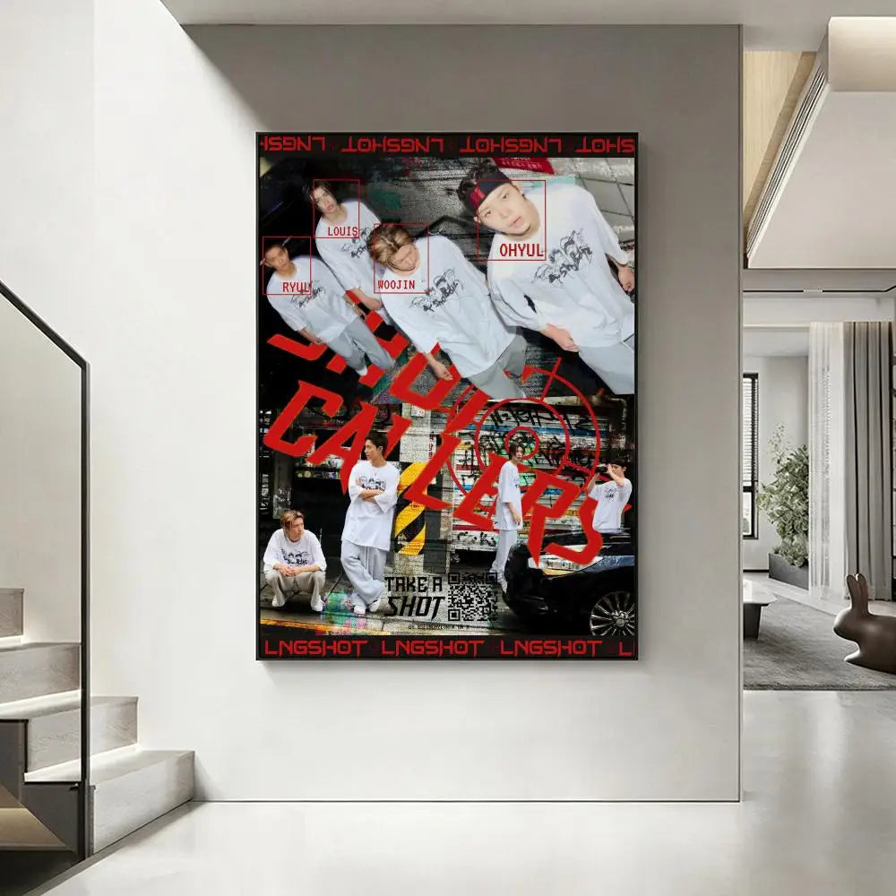 Kpop Boy Group HD Aesthetic Wall Poster – Waterproof Art Decor Wall Art Poster Axl White1 21X30cmNoframe