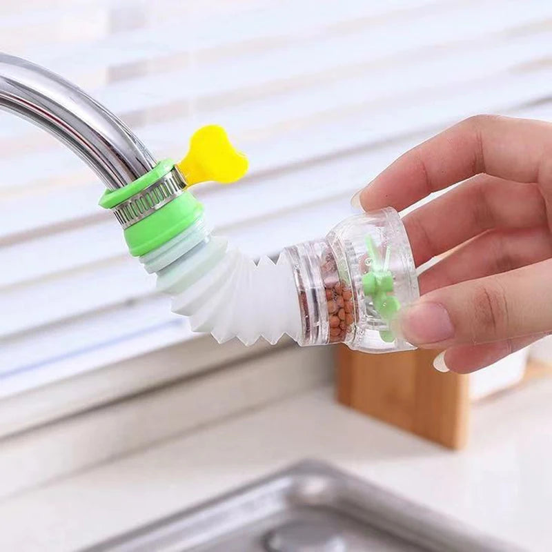 360° Swivel Faucet Aerator Tap Spray Head & Telescopic Hose Faucet Aerator Nozzle Axl