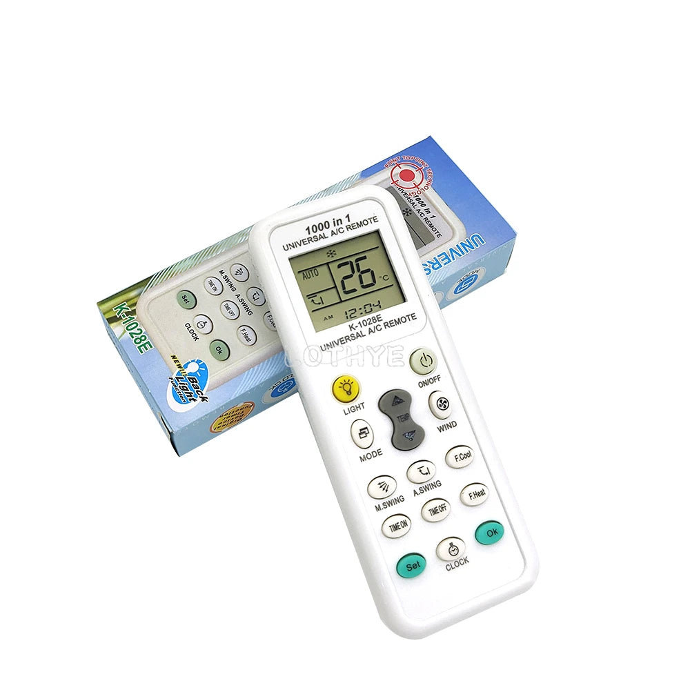 LOTHYE 1028E Universal AC Remote Control – LCD 1000-in-1 Universal AC Remote Axl Default Title