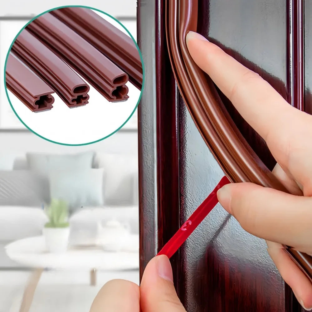 Self-Adhesive I-Shape Door & Window Sealing Strip 2/6/10M Door Weather Seal Axl